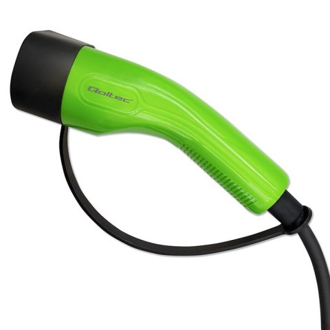 Mobilna ładowarka do samochodu elektrycznego EV z regulacją 2w1 Typ2 | 3.5kW | 230V | LCD | Przenośna | Wallbox | 5m Qoltec