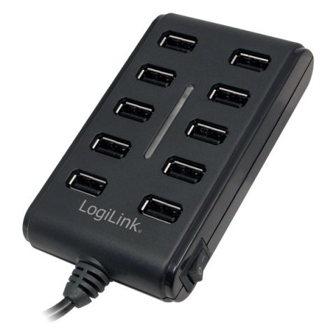 10-Portowy HUB USB2.0 z wlacznikiem ON/OFF LogiLink