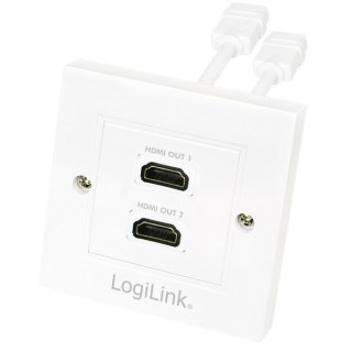 Gniazdo 2xHDMI LogiLink