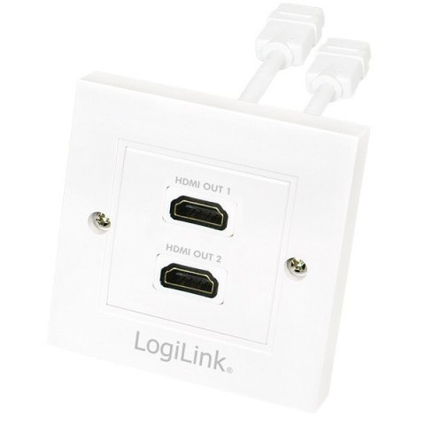 Gniazdo 2xHDMI LogiLink