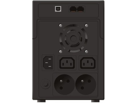 UPS LINE-INTERACTIVE 2200VA 2X 230V PL + 2X IEC OUT,RJ11/RJ45 IN/OUT, USB, LCD PowerWalker