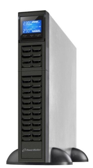 UPS ON-LINE 3000VA 4X IEC + TERMINAL OUT, USB/RS-232, LCD, RACK 19''/TOWER PowerWalker