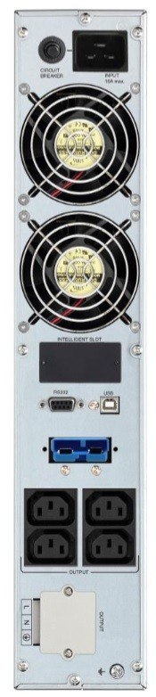 UPS ON-LINE 3000VA 4X IEC + TERMINAL OUT, USB/RS-232, LCD, RACK 19''/TOWER PowerWalker