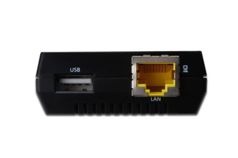 Wielofunkcyjny serwer wydruku/Print server 1xUSB 2.0 Hub sieciowy, NAS, 1x RJ45, LAN 10/100Mbps Digitus