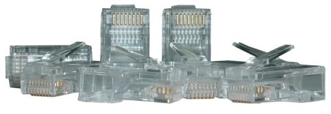 Wtyk RJ45 kat.6 UTP uniwersalny drut/linka 8P8C 100szt Digitus