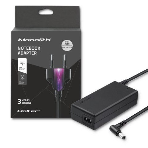 Zasilacz dedykowany do Acer 65W | 19V | 3.42A | 5.5*2.5 Qoltec