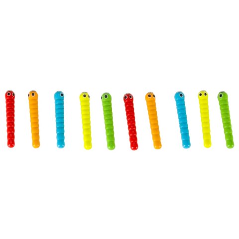 Złap robaczka gra zręcznościowa dla dzieci drewniane jabłko Kik Sp. z o. o. Sp. k.