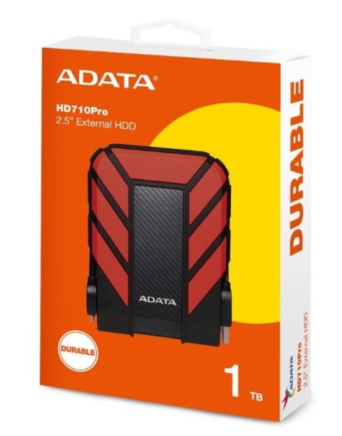 DashDrive Durable HD710 1TB 2.5'' USB3.1 Czerwony Adata