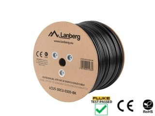 Kabel UTP Kat-5E 305m drut Lanberg
