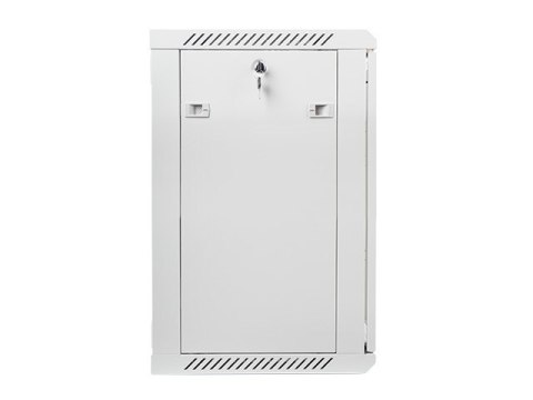 Szafa instalacyjna wisząca 19 cali 15U 600X450mm szara (drzwi szklane) Lanberg