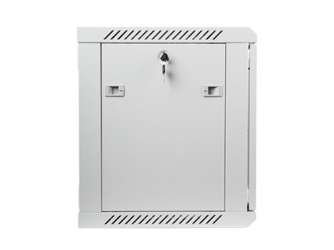 Szafa instalacyjna wisząca 19 cali 9U 600X450mm szara (drzwi szklane) Lanberg