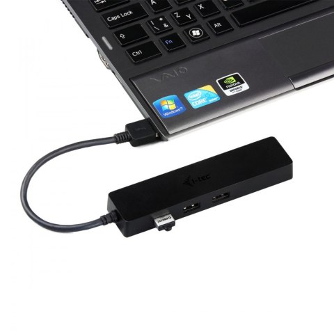 USB 3.0 Slim HUB 3 Port + Gigabit Ethernet 10/100/1000 I-tec