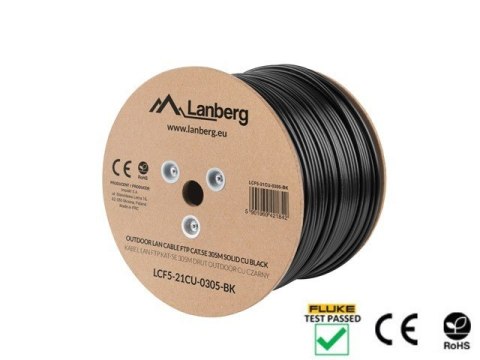 Kabel FTP Kat.5E CU 305 m drut outdoor Lanberg