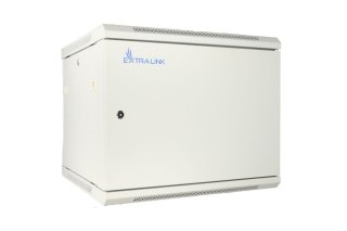 Szafka wisząca rack 12U 600x450 szara metalowe drzwi Extralink