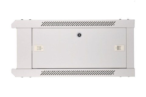 Szafka wisząca rack 4U 600x600 szara szklane drzwi Extralink
