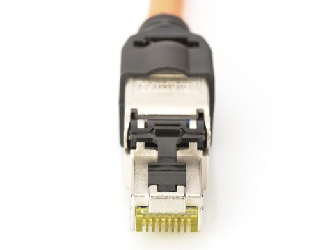 Wtyk modularny RJ45 kat.6A, PoE+, 10GbE, STP, ekranowany, metalowy, beznarzędziowy, AWG 27-22, zaślepka Digitus