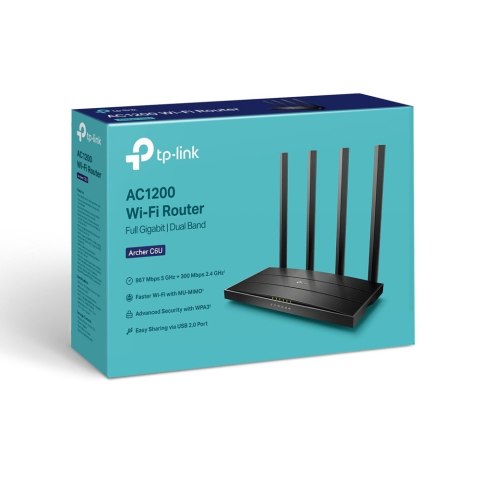 Archer C6U router AC1200 1WAN 4LAN 1USB TP-LINK