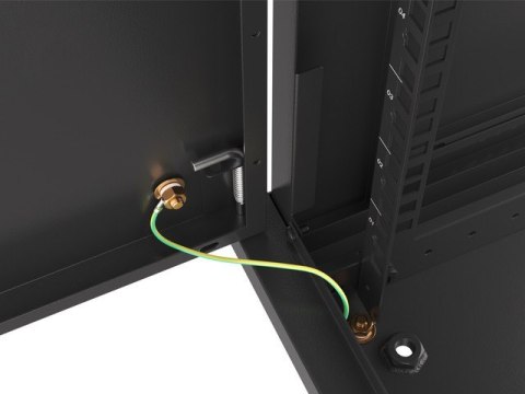 Szafa wisząca 19 6U 600x600 WF01-6606-00B czarna Lanberg