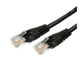 Kabel Patchcord miedziany kat.6 RJ45 UTP 3m. czarny - paczka 10 sztuk TB