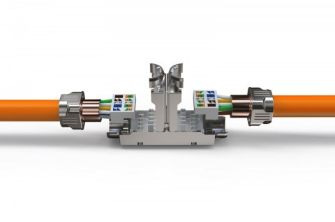Moduł sieciowy do łączenia kabli kat. 6A ekranowany, beznarzędziowy, AWG 22-26 Digitus