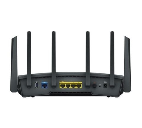 Router bezprzewodowy RT6600ax WiFi 6 4x1,8Ghz 1GB DDR3 1x2,5GbE 1xUSB 3.2.1 Synology