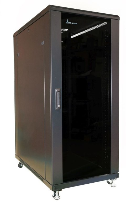 Szafa rack 32U 600x800mm czarna stojąca Extralink