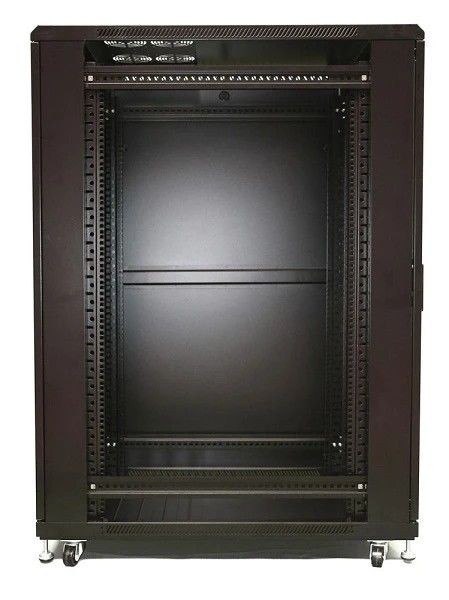 Szafa rack 32U 600x800mm czarna stojąca Extralink