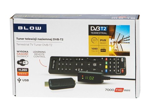 Tuner DVB-T2 7000 FHD MINI H.265 BLOW