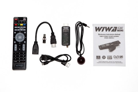 Tuner H.265 MINI DVB-T/DVB-T2 H.265 HD Wiwa