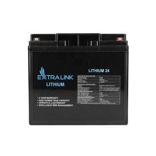 Akumulator LiFePO4 24AH 12.8V BMS EX.30424 Extralink