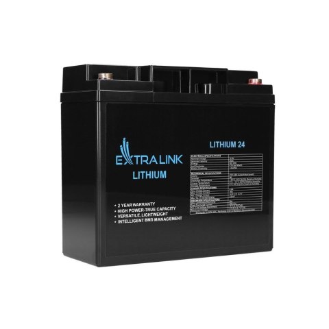 Akumulator LiFePO4 24AH 12.8V BMS EX.30424 Extralink