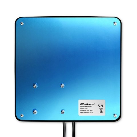 Antena 4G LTE DUAL MIMO booster | 35dBi | 50W | 2xSMA męski Qoltec