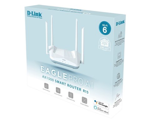 Router R15 Smart AX1500 1xWAN 3xLAN D-Link