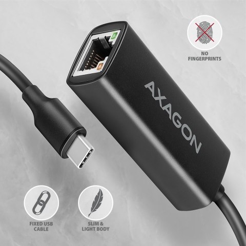 ADE-ARC Karta sieciowa Gigabit Ethernet adapter, USB-C 3.2 Gen 1, instalacja automatyczna AXAGON