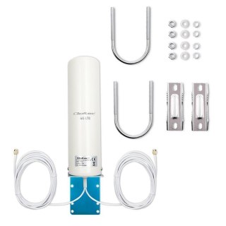 Antena 4G LTE DUAL | 5dBi | dookólna | zewnętrzna Qoltec