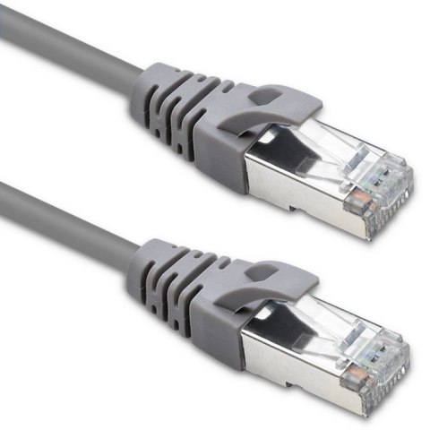 Kabel patchcord FTP | CAT5e | 2 x RJ-45 | 5m Qoltec
