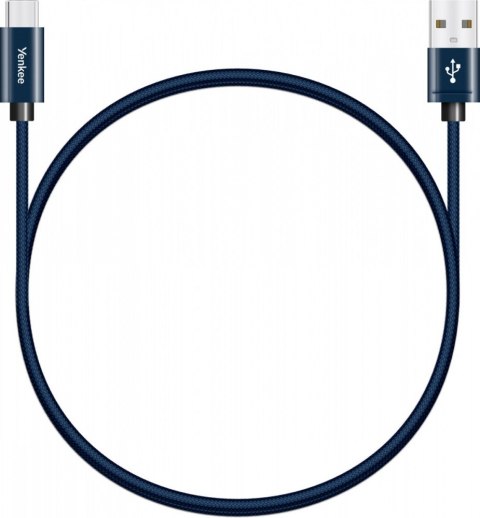 Kabel USB A 2.0 / USB C transfer danych 480Mb/s /3A YENKEE