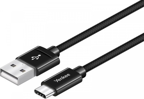 Kabel USB A 2.0 / USB C transfer danych 480Mb/s /3A YENKEE