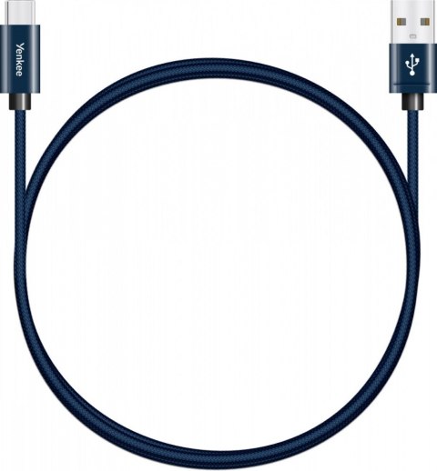 Kabel USB A 2.0 / USB C transfer danych 480Mb/s /3A YENKEE