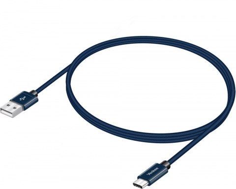 Kabel USB A 2.0 / USB C transfer danych 480Mb/s /3A YENKEE