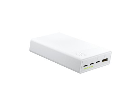 Powerbank PowerPlay 20S Biały 20000mAh 22,5W 3x USB-C 1x USB-A Green Cell