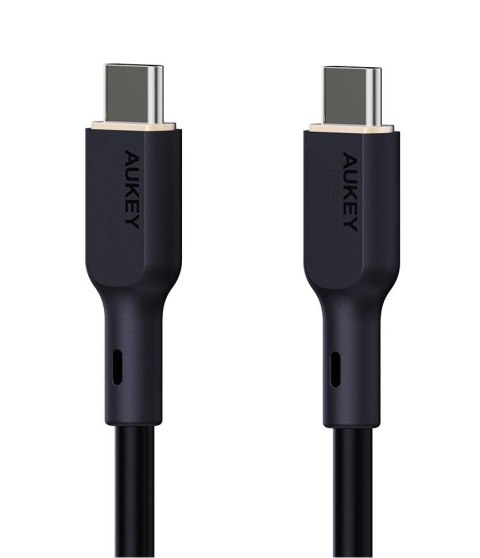 CB-SCC241 kabel USB-C - USB-C 1m 240W PD 5A 20V silikonowy czarny AUKEY