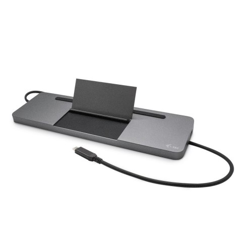 Stacja dokująca USB-C Metal Ergonomic 4K 3x Display Docking Station Power Delivery 85 W + i-tec Universal Charger 100 W I-tec
