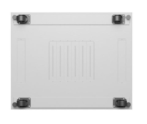 Szafa stojąca rack 19 cali 42U 800x1000 szara drzwi szkalne flat pack Lanberg