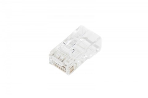 Wtyk RJ45 (8P8C) przelotowy, kat.5e, nieekranowany, AWG 26-24, opakowanie 100 sztuk Digitus