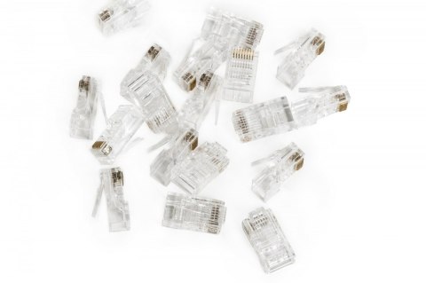 Wtyk RJ45 (8P8C) przelotowy, kat.5e, nieekranowany, AWG 26-24, opakowanie 100 sztuk Digitus