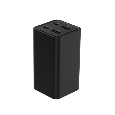 Ładowarka uniwersalna 65W GaN 2xUSB-A 2xUSB-C szybkie ładowanie czarna Gembird