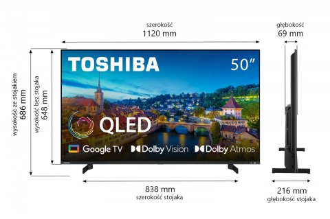 Telewizor QLED 50 cali 50QG5E63DG Toshiba