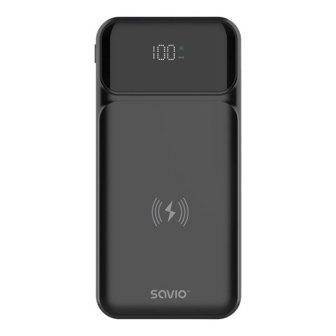 Powerbank bezprzewodowy 10000 mAh, BA-09 Savio