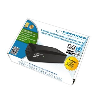 Tuner/dekoder cyfrowy DVB-T2 H.265/HEVC Esperanza